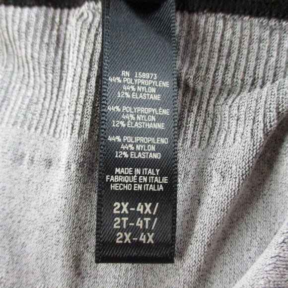 SKIMS First Layers Turtleneck Top Womens 2X-4X Onyx Black Gray Long Sleeve NWT - Picture 6 of 9